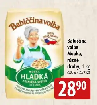 Bala Babiččina volba Mouka, různé druhy, 1 kg nabídka