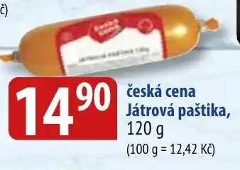 Bala česká cena Játrová paštika, 120 g nabídka