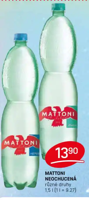 Flop MATTONI NEOCHUCENÁ nabídka