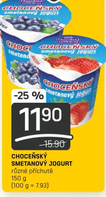 Flop CHOCEŇSKÝ SMETANOVÝ JOGURT nabídka