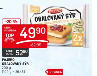 Flop PAJERO OBALOVANÝ SYR nabídka