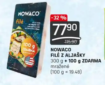 Flop NOWACO FILÉ Z ALJAŠKY 300 g + 100 g ZDARMA nabídka