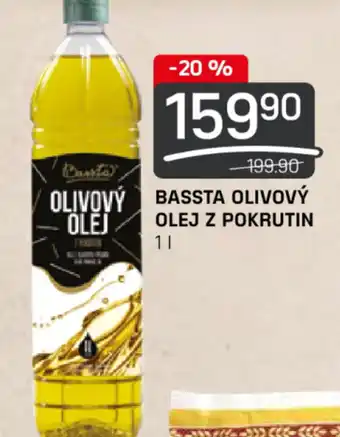 BASSTA OLIVOVÝ OLEJ Z POKRUTIN
