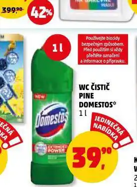 Penny Market Domestos wc čistič nabídka