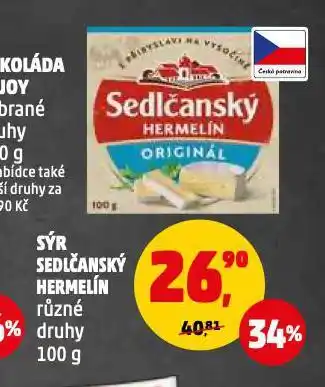 Penny Market Sýr sedlčanský hermelín nabídka