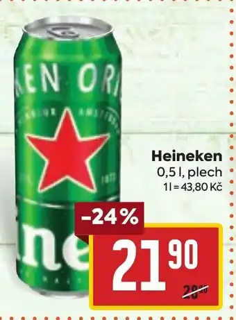 Billa Heineken 0.5L nabídka