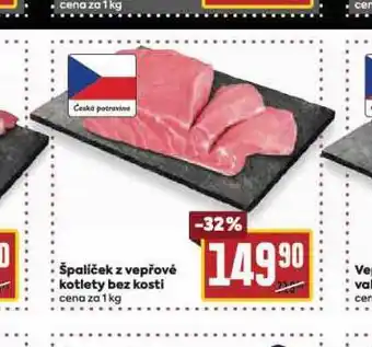 Billa Špalíček z vepřové kotlety bez kosti nabídka