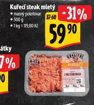 Albert Kuřecí steak mletý nabídka