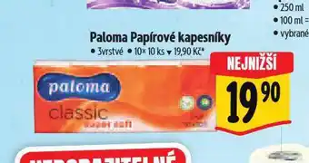 Albert Paloma papírové kapesníky nabídka