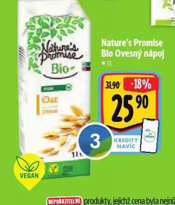 Bio ovesný nápoj