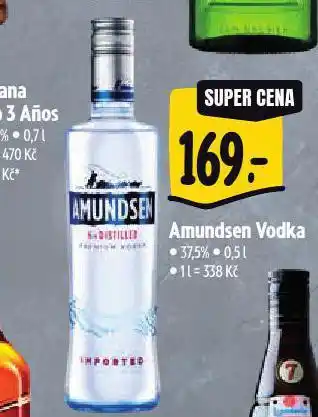 Albert Amundsen vodka nabídka