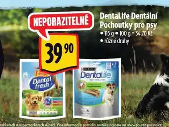 Albert Dentalife pochoutky pro psy nabídka