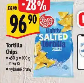 Albert Tortilla chips nabídka