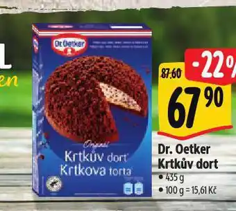 Albert Dr. oetker krtkův dort nabídka