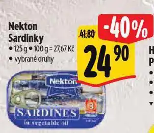Albert Nekton sardinky nabídka