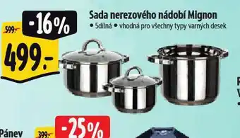 Albert Sada nerezového nádobí nabídka