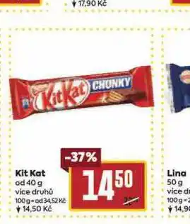 Billa Kit kat nabídka