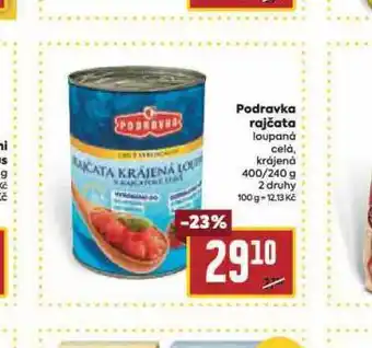 Billa Podravka rajčata nabídka