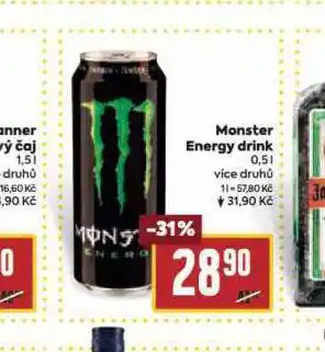 Billa Monster energy drink nabídka