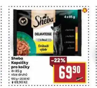 Billa Sheba kapsičky pro kočky nabídka