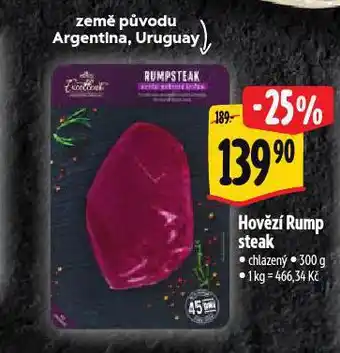 Albert Hovězí rump steak nabídka