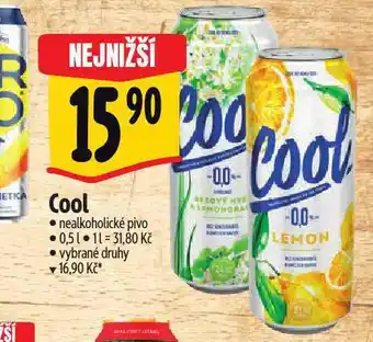 Albert Cool nealkoholické pivo nabídka