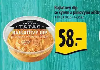 Albert Rajčatový dip se sýrem a piniovými oříšky nabídka