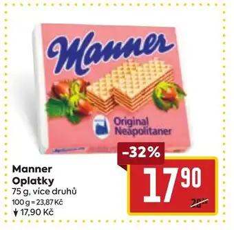 Billa Manner Oplatky nabídka