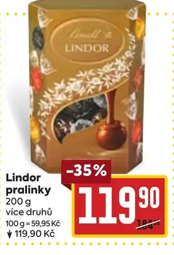 Billa Lindor pralinky nabídka