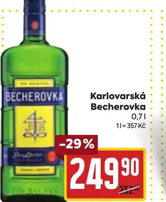 Billa Karlovarská Becherovka 0.7L nabídka