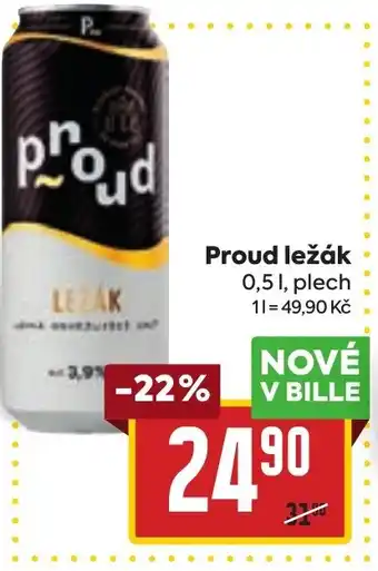 Billa Proud ležák 0,5 L nabídka