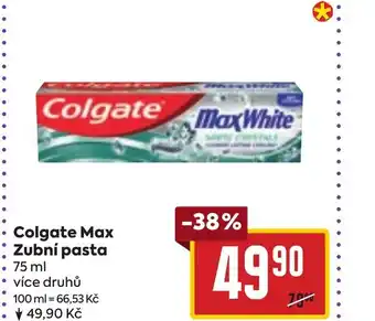 Billa Colgate Max Zubní pasta nabídka