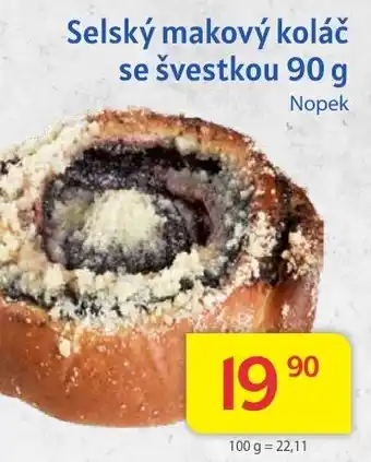 Kubík potraviny Selský makový koláč se švestkou 90 g nabídka