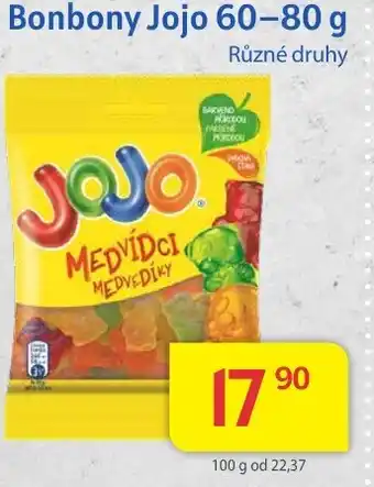 Kubík potraviny Bonbony Jojo 60-80 g nabídka