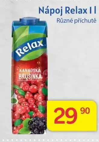 Kubík potraviny Nápoj Relax 1L nabídka