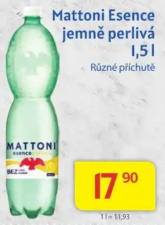 Kubík potraviny Mattoni Esence jemně perlivá 1.5L nabídka