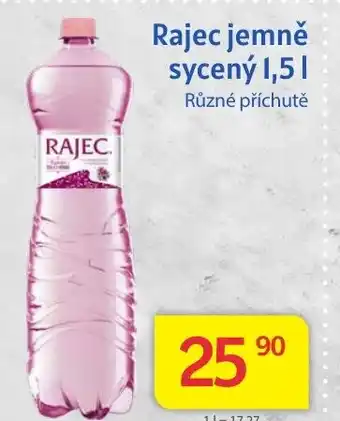 Kubík potraviny Rajec jemně sycený 1,5 L nabídka