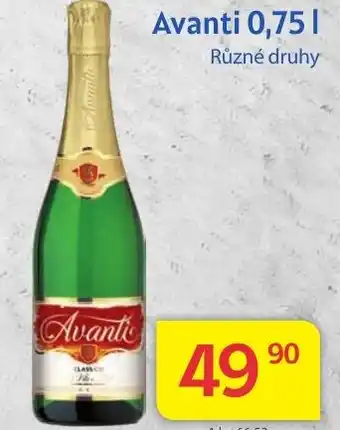 Kubík potraviny Avanti 0,75 L nabídka