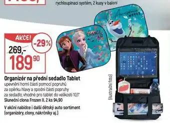 Globus Organizér na přední sedadlo tablet nabídka