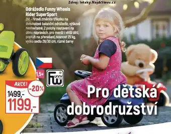 Globus Odrážedlo funny wheels rider supersport nabídka