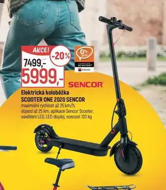 Globus Elektrická koloběžka scooter one 2020 sencor nabídka