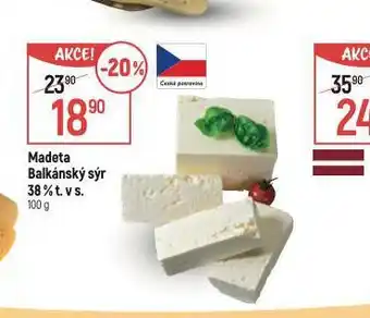 Madeta balkánský sýr 38%