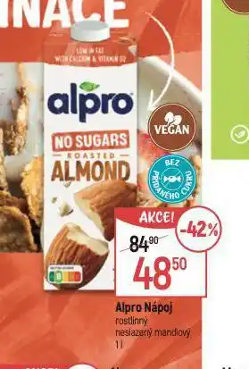 Globus Alpro nápoj nabídka