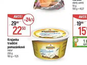 Globus Krajanka tradiční pomazánkové nabídka