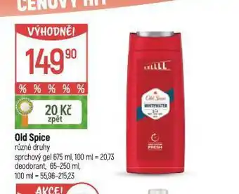 Globus Old spice deodorant nabídka