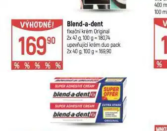 Globus Blend a dent fixační krém na zubní náhrady nabídka