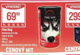 Globus Fine dog konzerva pro psy nabídka