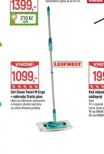 Globus Set clean twist m ergo + náhrada static plus nabídka