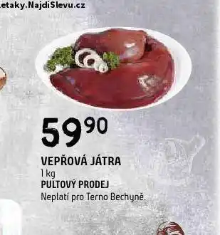 Terno Vepřová játra nabídka