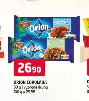 Terno Orion čokoláda nabídka